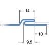 ролики для питтсбурского фальца (0,5-1,0 мм) на RAS 22.09 - исполнительные размеры профиля для питтсбурского фальца.