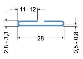 ролики для сдвижного фальца (0,5-1,0 мм) на RAS 22.07 комплект роликов для формирования профиля фальца из полосы тонколистового металла